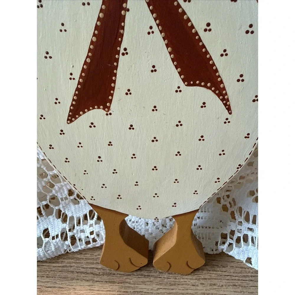 Vintage Farmhouse Wooden Sign Country Goose Duck Hand Painted 16